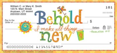 Words of Faith Personal Checks