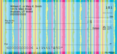 Viva La Stripe Personal Checks