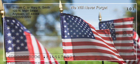 Honoring Our Veterans Personal Checks
