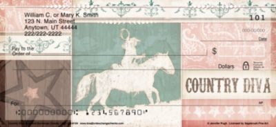 Country Diva Personal Checks