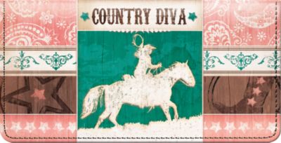 Country Diva Checkbook Cover