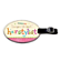 Hairstylists Rule! Leather Luggage Tag