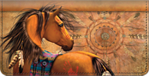 Painted Ponies Checkbook Cover