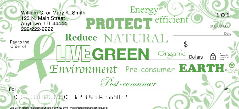Live Green Personal Checks