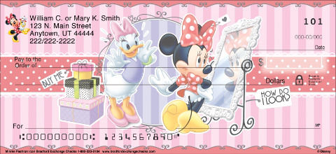 Disney Minnie Fashion Icon Personal Checks