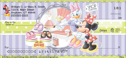 Disney Minnie Fashion Icon Personal Checks