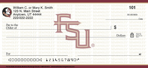 Florida State University Personal Checks