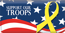 Support Our Troops Checkbook Cover