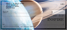 Wonders of Space Personal Checks, Inspirational Space Personal Checks, Planet Personal Checks