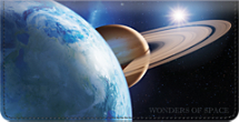 Wonders of Space Checkbook Cover, Inspirational Space Checkbook Cover, Planet Checkbook Cover