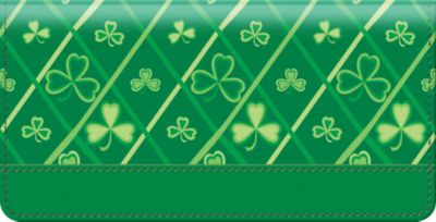Shamrocks Checkbook Cover, Clover Checkbook Cover