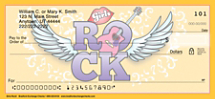 Girls Rock! Personal Checks