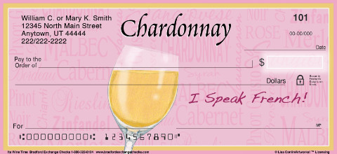 It's Wine Time Personal Checks