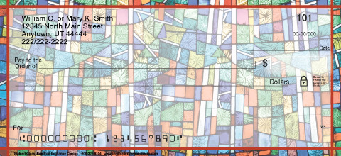 Stained Glass Personal Checks