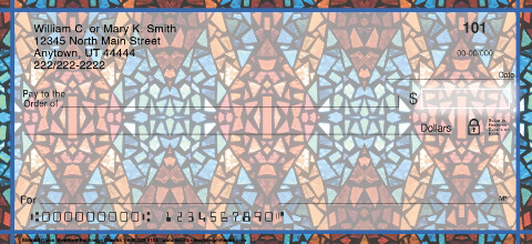 Stained Glass Personal Checks