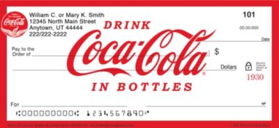 History of Coca-Cola® Personal Checks