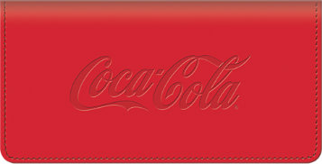 History of Coca-Cola Checkbook Cover