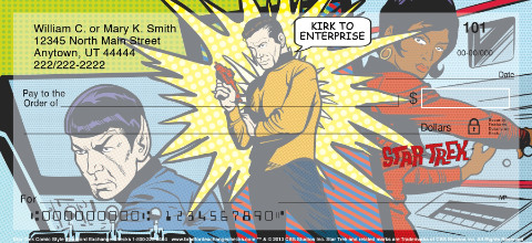 Star Trek Comics Personal Checks