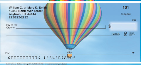 Hot Air Balloons Personal Checks