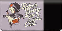 Betty Boop Motorcycle Club Checkbook Cover