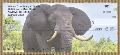 Elephants Personal Checks