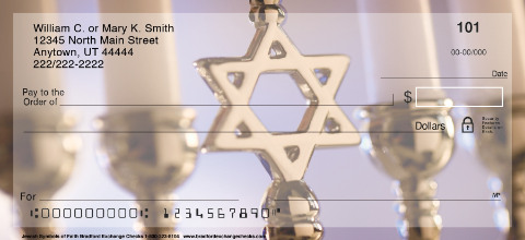 Jewish Symbols of Faith Personal Checks
