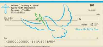 Peace be with You Personal Checks