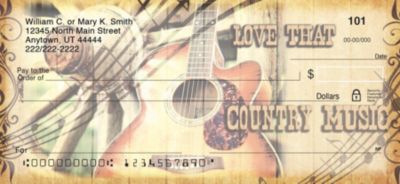 Country Music Personal Checks