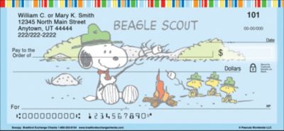 Snoopy Personal Checks