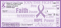 Cure Cancer Personal Checks