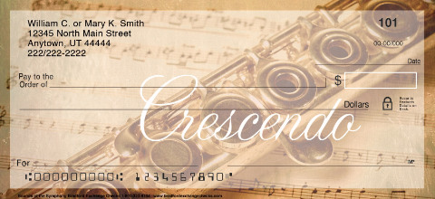 Orchestral Instruments Personal Checks