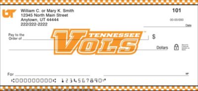 University of Tennessee Vols Personal Checks
