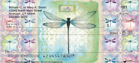 Dragonflies Personal Checks