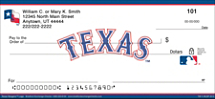 Texas Rangers™ MLB® Logo Personal Checks