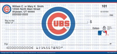 Chicago Cubs MLB Logo Personal Checks