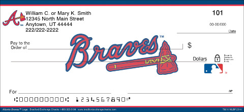 Atlanta Braves™ MLB® Logo Personal Checks