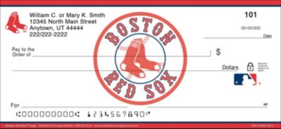 Boston Red Sox MLB Logo Personal Checks