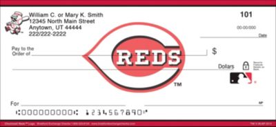 Cincinnati Reds MLB Logo Personal Checks