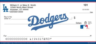 Los Angeles Dodgers MLB Logo Personal Checks