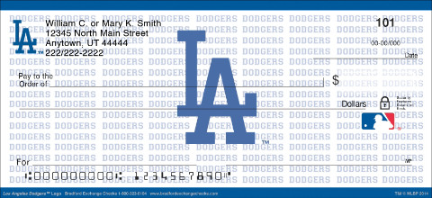 Los Angeles Dodgers™ MLB® Logo Personal Checks