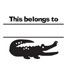Alligator Fill-in Stamp 