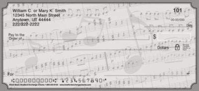 Sheet Music Personal Checks