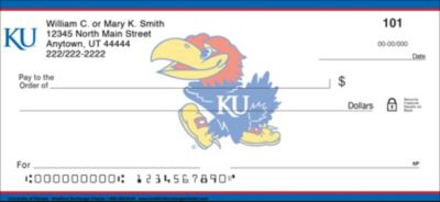 University of Kansas Jayhawks Personal Checks