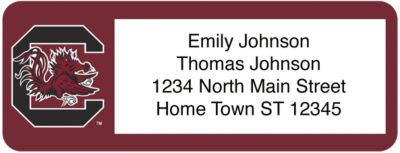 University of South Carolina Return Address Label