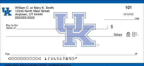 University of Kentucky Personal Checks