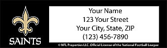 New Orleans Saints NFL Return Address Label