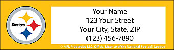 Pittsburgh Steelers NFL Return Address Label
