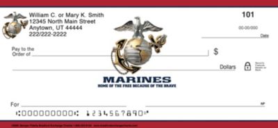 USMC Semper Fidelis Personal Checks 