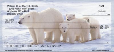Polar Bears Personal Checks