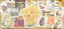 Vintage Stamps Personal Checks
